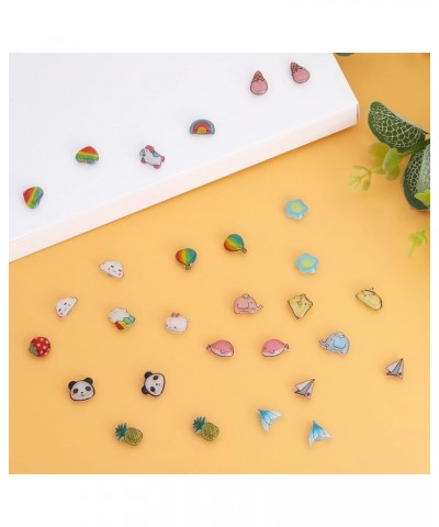 15 Pairs Magnetic Stud Earrings for Girls Clip on Earrings Hypoallergenic Earrings Non Piercing Girls Earrings Cute Magnetic ...