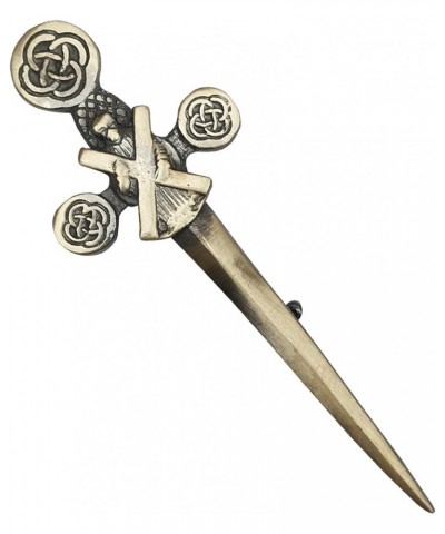 Thistle Kilt Pin CELTIC CRYSTAL DESIGN JEWELRY Celtic Thistle Kilt Pin Thistle Sword Kilt Pin Sword Pin Celtic Brooch Stag He...