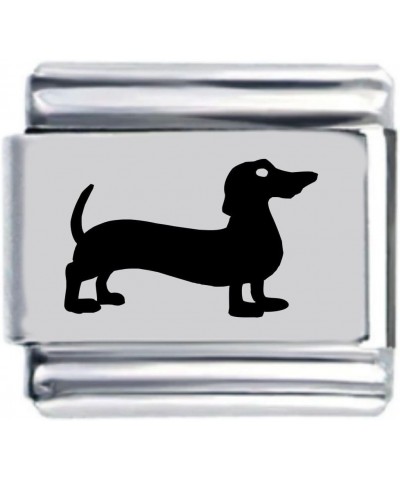 Dachshund Laser Italian Charm $6.89 Bracelets