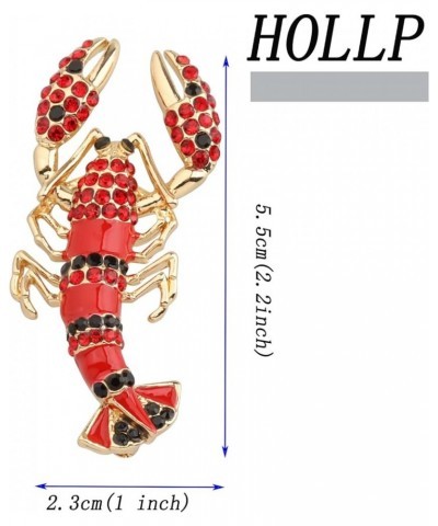 Friends Lobster Couple Pin TV Show Jewelry Lobster Brooch for Friend Lobster--2 $8.84 Brooches & Pins