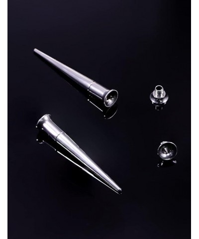 14G 12G 10G 8G 6G 4G 2G 0G 00G 316L Surgical Stainless Steel Ear Gauges Stretching Kit Plugs Tapers Insertion Pin for Ear Nos...