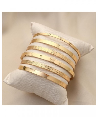 10pcs Gold Bangle Bracelets for Women Silver Bangles Indian Costume Jewelry Fashion Disco Bangle Bracelets for Girls Gold Bra...