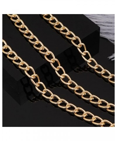 MultiLayer Waist Chain Belts for Women, Adjustable Metal Body Belly Chain for Dress Gold Diamond L: (Fit Waist 130cm/51.2in) ...