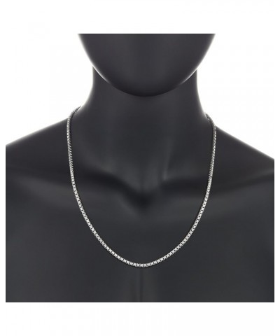 1mm-4mm Solid .925 Sterling Silver Square Box Chain Necklace or Bracelet 30 Inches 2.7mm Necklace $30.75 Necklaces