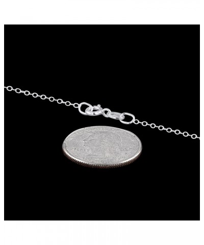 Sterling Silver Rolo Chain 1.3mm Solid 925 Italian Round Cable Link Necklace 16.0 Inches $7.82 Necklaces