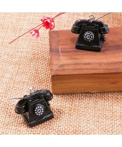 Retro Household Electric Appliances Earrings TV Telephone Iron Sewing Radio Electric Fan Rice Cooker 70s 80s Vintage Earrings...