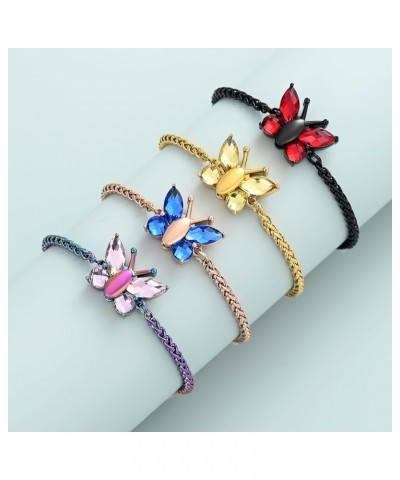 Cremation Jewelry Butterfly Urn Bracelet for Human Ashes for Women Adjustable Memorial Keepsake Link Bracelet Red $8.97 Others