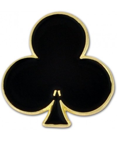 Black Spade Playing Card Suit Enamel Lapel Pin 25 Pack Black Clubs $8.39 Brooches & Pins