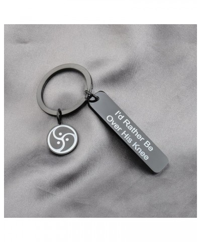 Owned Owner Gifts Funny Couple Jewelry I'd Rather Be Over His Knee DDLG Keychain Daddydom Gift BDSM Gift Sex Game Gift Over K...