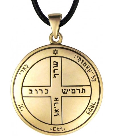 Bronze Sixth Pentacle of Jupiter Talisman for Protection $10.00 Necklaces