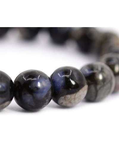 Gem Semi Precious Gemstone 8mm Round Beads Stretch Bracelet 7 Inch Unisex Llanite $10.44 Bracelets