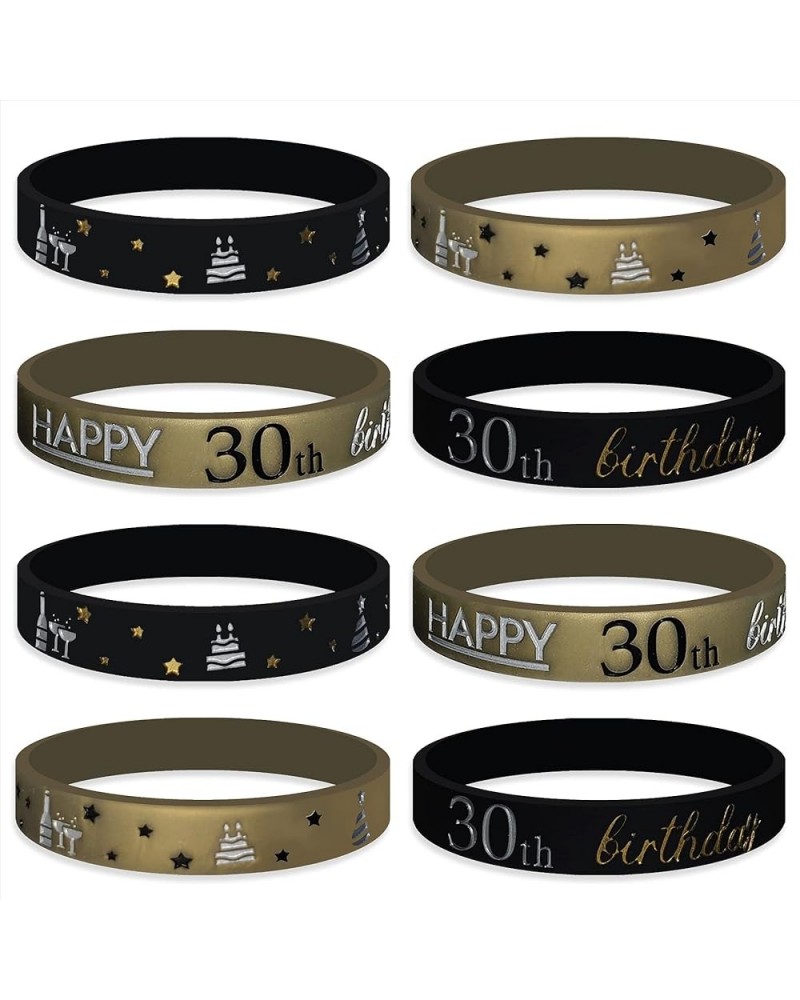 BlueBell Baby 30th Birthday Celebration Wristband Party Favors, Durable, Classy Design (30th Birthday) 30th Birthday $10.52 R...