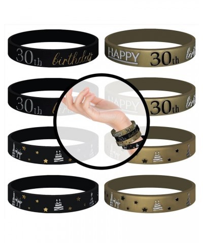 BlueBell Baby 30th Birthday Celebration Wristband Party Favors, Durable, Classy Design (30th Birthday) 30th Birthday $10.52 R...