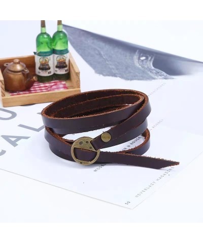 Boho Bracelets Bracelets for Women Trendy Leather Bracelet Multi-Layer Beaded Bracelet Leather Cuff Bracelet Braided Bracelet...