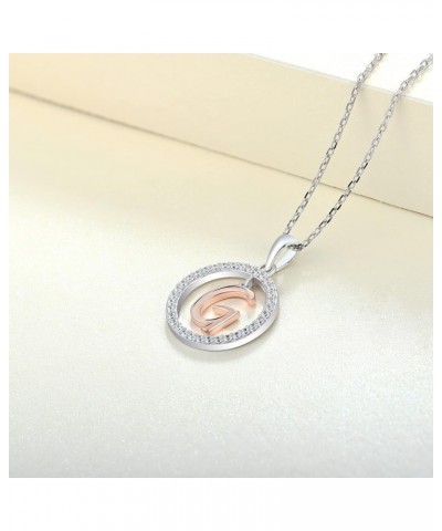 Letter Initial Necklaces for Women 925 Sterling Silver Cubic Zirconia Hanging A-Z Alphabet Pendant Jewelry Y $19.80 Necklaces