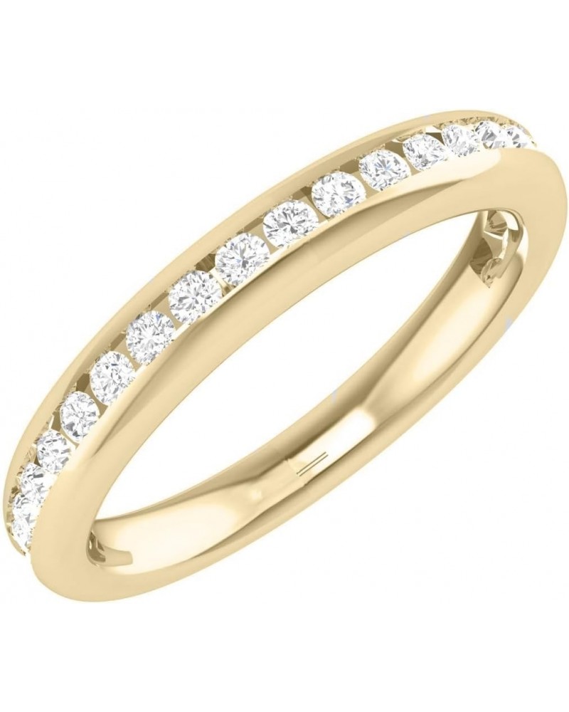 2.0CT T.W Wedding Band, Moissanite Channel Set Wedding Band for Women, 14KT Gold Plated $38.44 Bracelets