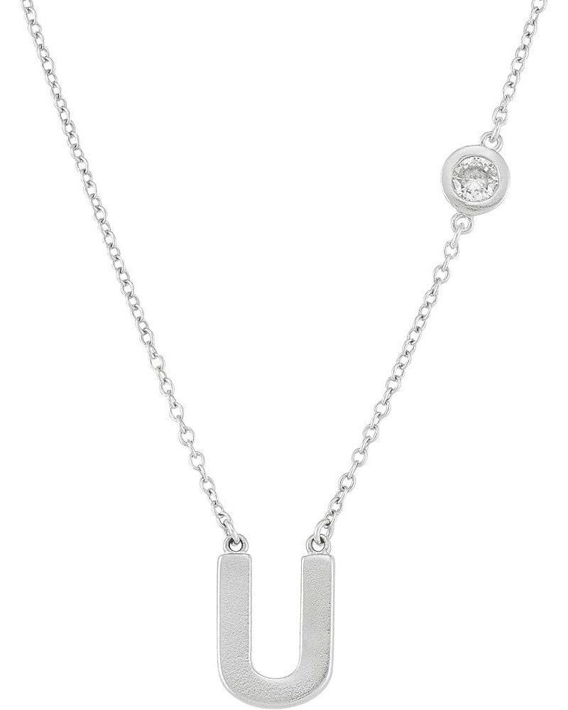 'What'S in a Name' Initial Pendant Necklace in Sterling Silver, 16" + 2 U $27.50 Necklaces