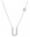 'What'S in a Name' Initial Pendant Necklace in Sterling Silver, 16" + 2 U $27.50 Necklaces