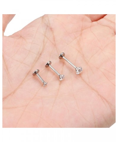 G23 Titanium Tragus Piercing Jewelry 20G 18G 16G Medusa Labret Monroe Lip Rings Internally Threaded Conch Piercing Jewelry Di...