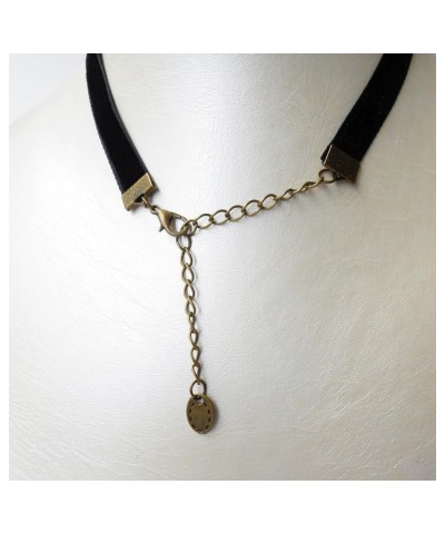 Classic Black Velvet 10mm Choker Necklace Black $5.93 Necklaces