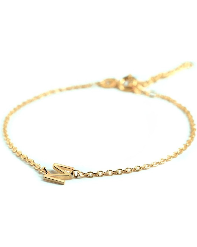 MINI INITIAL Bracelet Gold: M $12.90 Bracelets