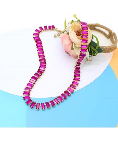 iSPECIALMulticolored Crystal rihinestone Necklace for Women, Celestial Harmony Enchanting Crystal Choker for Women Sparkling ...