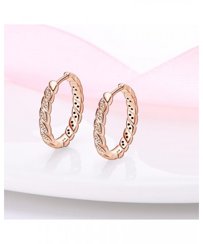 14K Gold Huggie Earrings Plated 925 Sterling Silver Earrings for Women Cubic Zirconia Hypoallergenic Hoop Earrings Fashion Je...