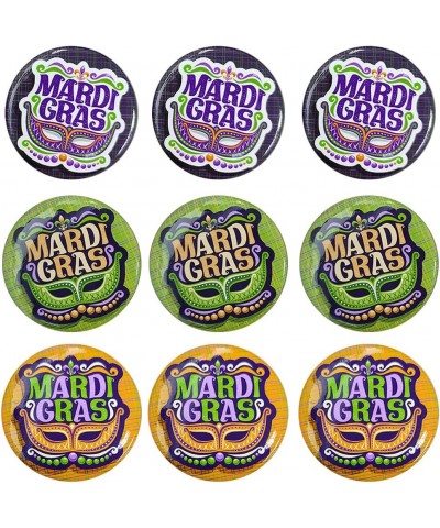 Mardi Gras Brooches for Women,Mardi Gras Mask Brooch Pins,Mardi Gras Buttons Pins,Mardi Gras Lapel Pin,Carnival Round Badges,...