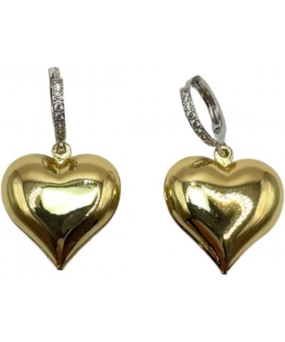 Gold Heart Earrings for Women $23.36 Earrings