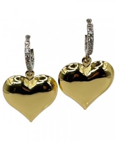 Gold Heart Earrings for Women $23.36 Earrings