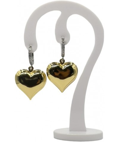 Gold Heart Earrings for Women $23.36 Earrings