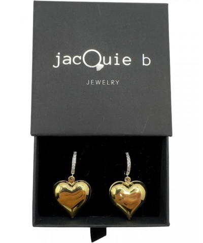 Gold Heart Earrings for Women $23.36 Earrings