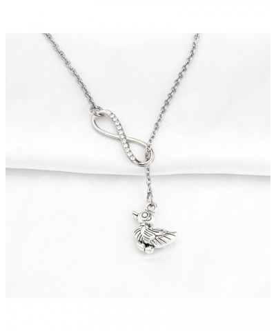 Lucky Duck Necklace Duck Lover Jewelry Friendship Good Luck Duck Charm Friendship Farewell Gift Lucky Duck $9.48 Necklaces