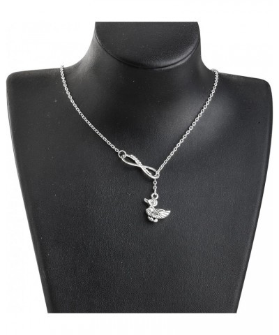 Lucky Duck Necklace Duck Lover Jewelry Friendship Good Luck Duck Charm Friendship Farewell Gift Lucky Duck $9.48 Necklaces