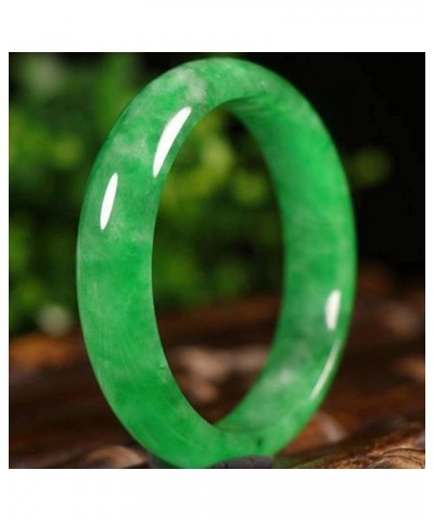 Natural Burmese Jade Bangle Bracelet Full Green Jadeite for Women Jewellery Box Gift with Certificate 56mm $41.54 Bracelets