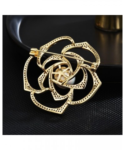 Flower Brooch for Women Rhinestone Flower Brooch Pins Floral Brooches Jewelry Gift for Mom Wife Style 5 $16.20 Brooches & Pins