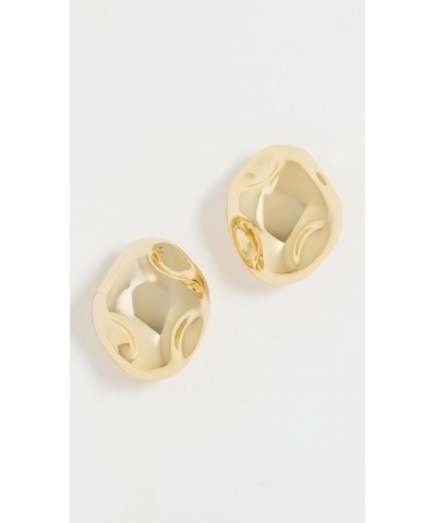 Women's Pebble Stud Earrings Gold $22.00 Earrings