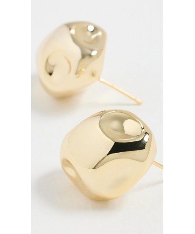 Women's Pebble Stud Earrings Gold $22.00 Earrings