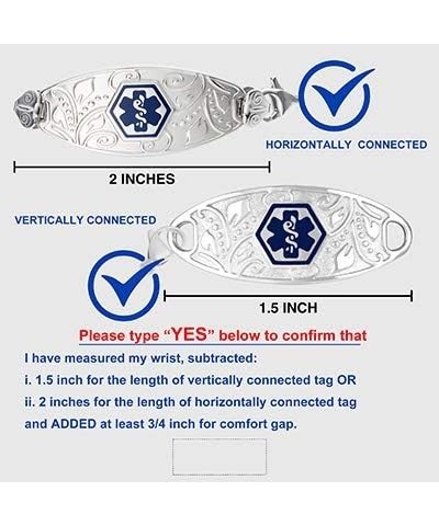 Inter-Mesh Black & Silver Stainless Steel Interchangeable Medical Alert Replacement Bracelet for Women 4.0 $26.73 Bracelets