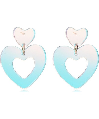 Heart Hoop Earrings for Women Lover Earrings Laser Heart Earrings Dangling Eras Tour Earrings for Women Valentines Day Gifts ...