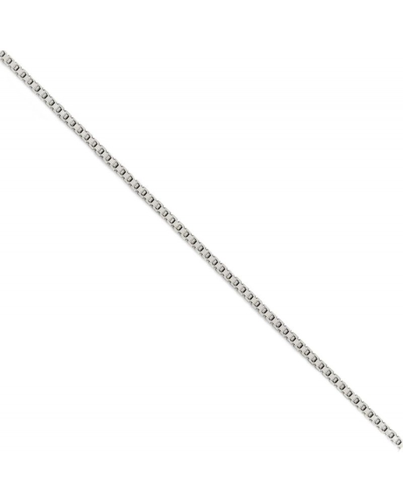 1.25mm Sterling Silver, Box Chain Necklace 36.0 Inches $36.89 Necklaces