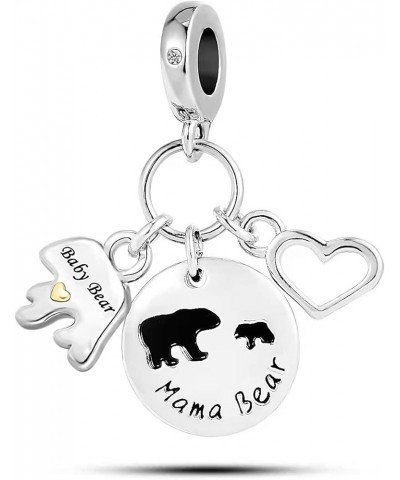 Mama Bear and Baby Bear Charms for Mom Mother's Day Gifts Compatible With Pandora Charms Bracelets Mama Bear $7.79 Bracelets