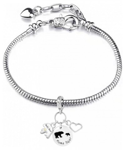 Mama Bear and Baby Bear Charms for Mom Mother's Day Gifts Compatible With Pandora Charms Bracelets Mama Bear $7.79 Bracelets