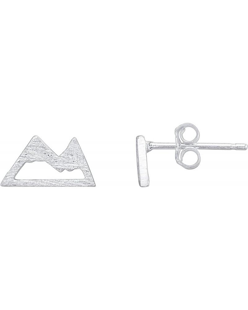 Mountain Stud Earrings - 925 Sterling Silver 925 Sterling Silver $11.37 Earrings