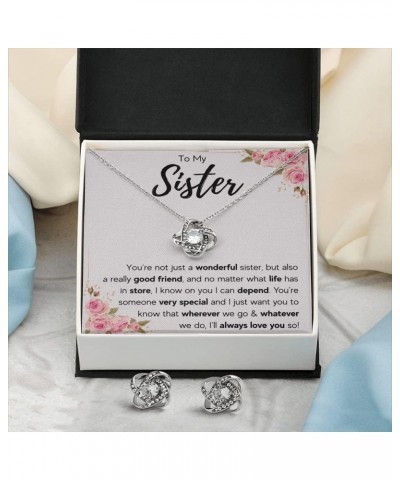 Sisters Gifts From Sister Necklaces For 2 Big Sister and Little Sister Happy Birthday Present For Women Jewelry Best Sister w...