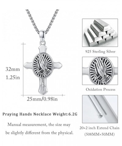 Christmas Gifts 925 Sterling Silver Patron Saint Medal Necklace St Michael/Benedict/Christopher/Judas Necklace Saint Miraculo...