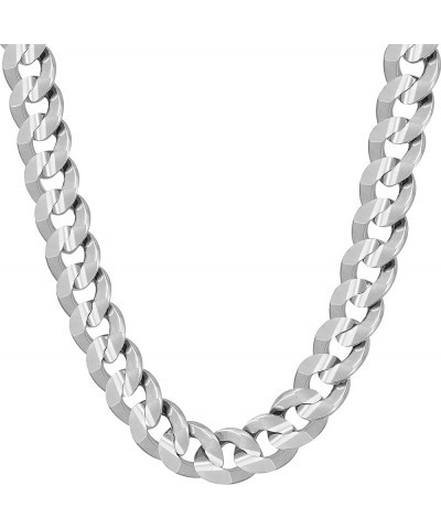 Cuban Link Chain Necklace 24k Gold Plated for Men and Women (6mm & 9.5mm) 26 inches 9.5mm Cuban Link Chain White Gold $40.87 ...