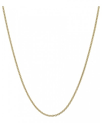 18k Gold Flashed Sterling Silver 2mm Classic Italian Rolo Chain Necklace, 14" - 36 24 inch $10.43 Necklaces