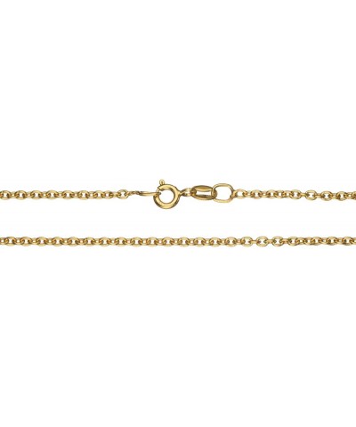 18k Gold Flashed Sterling Silver 2mm Classic Italian Rolo Chain Necklace, 14" - 36 24 inch $10.43 Necklaces