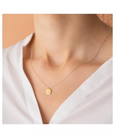 Initial Necklaces for Women, Dainty Gold Necklace for Women, 14K Gold Plated Initial Necklace Letter Necklace Dainty Gold Nam...